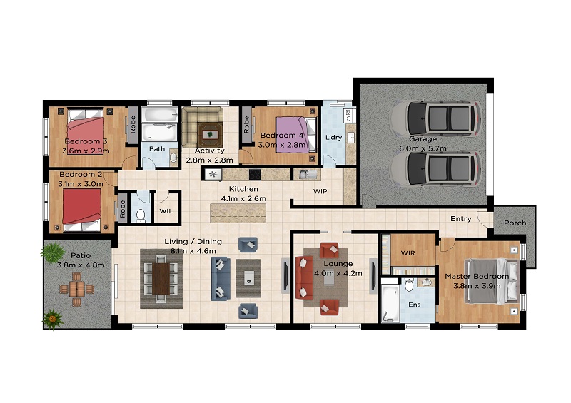 3D Floor Plan